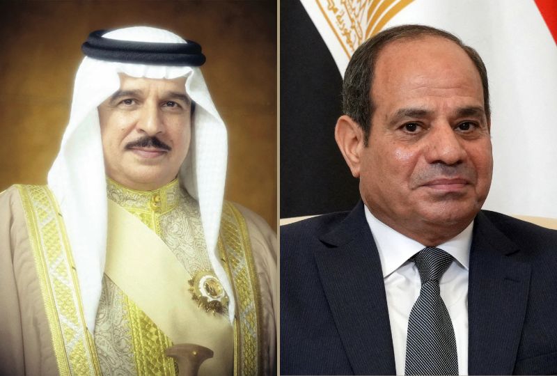 HM King Hamad holds talks with Egyptian President
